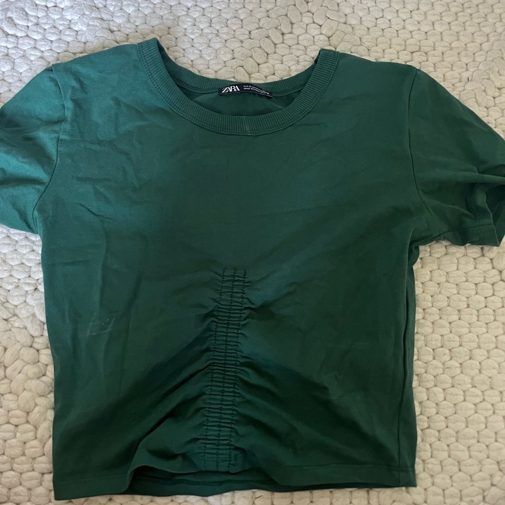 Green cinch top